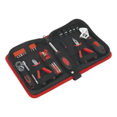 28 Piece Underseat Motorcycle Tool Kit - Compact Tool Set - Small Storage Case