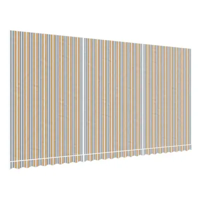 vidaXL Replacement Fabric for Awning Canopy Cloth Multicolour Stripe 6x3 m