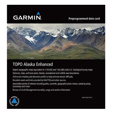 Garmin TOPO Alaska Enhanced microSD/SD card