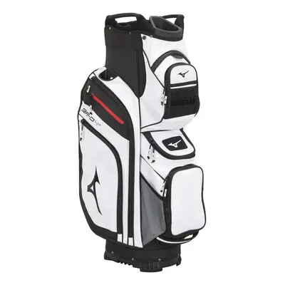 Mizuno BR-D4C Cart Bag, White-Black