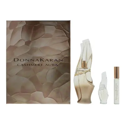 Donna Karan Cashmere Aura Eau de Parfum 100ml, Rollerball 10ml & Mini EDP 5ml