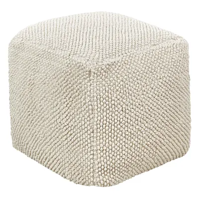 Pouffe JOARA Beige Cotton