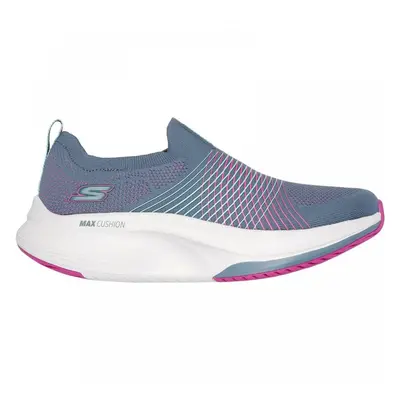 (4 (Adults')) GO WALK Max Walker - Sally | Charcoal/Purple | Women's Classic Comfort Trainers