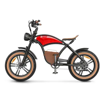 Electric Bike 48V 13Ah Battery, 35-65km Range, Hydraulic Disc Brakes