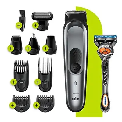 Braun 10-in-1 All-in-one Trimmer MGK7221, Beard Trimmer for Men, Hair Clipper and Body Groomer w