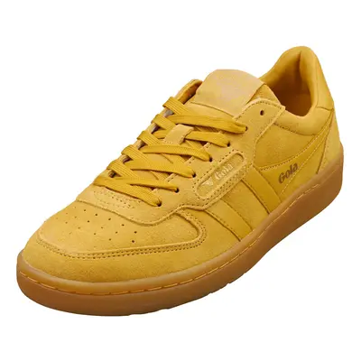 (5) Gola Hawk Womens Fashion Trainers in Mustard