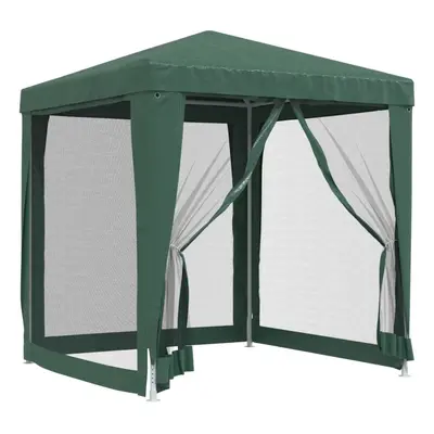 (Green, x x cm (L x W x H)) vidaXL Party Tent with Mesh Sidewalls Canopy Gazebo Multi Colours Mu