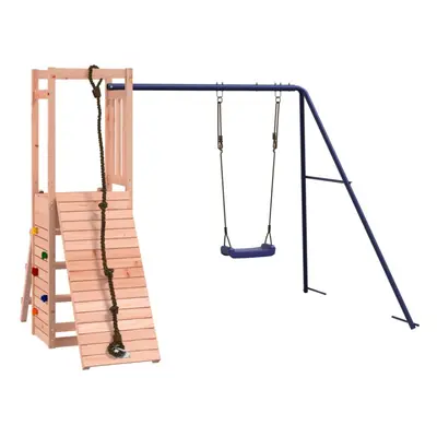 (solid douglas wood) vidaXL Outdoor Playset Wooden Playground Set Kids Swing Set Solid Wood