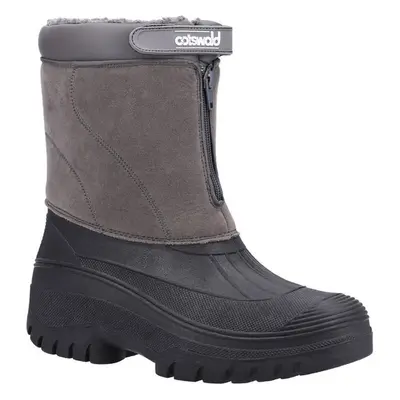 (12 UK, Grey) Cotswold Womens/Ladies Venture Waterproof Winter Boots