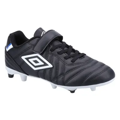 (10 UK Child, Black/White) Umbro Childrens/Kids Speciali Liga Firm Leather Football Boots