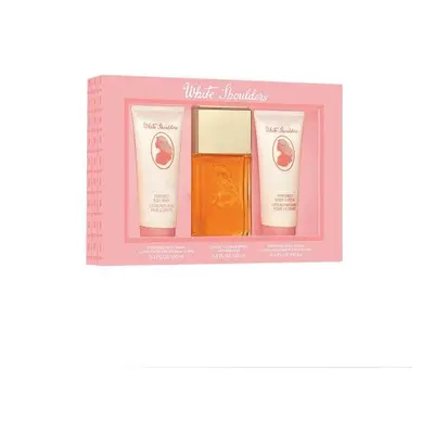 White Shoulders Pcs Set: 4.5 Eau De Cologne Sp + 3.3 Body Lotion + 3.3 Body Wash