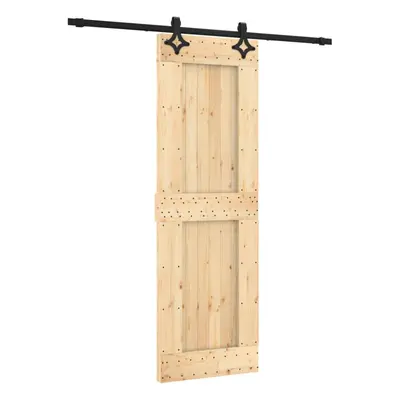 vidaXL Sliding Door with Hardware Set Interior Door Barn Door Solid Wood Pine