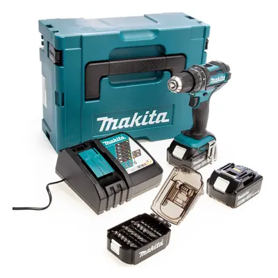 Makita Makita DHP482JX14 18V LXT Combi Drill Limited Edition (2 x 5.0Ah Batteries) in Makpac Cas