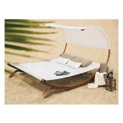 Double Hammock with Stand - Beige TERAMO