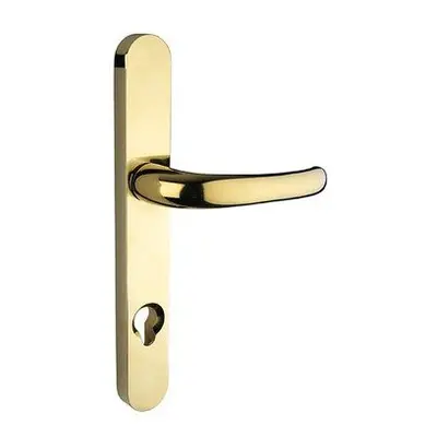 Yale Locks P-PVC-RH-PGF Retro Door Handle uPVC Polished PVD Gold Finish