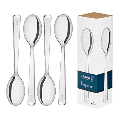 Box of Four Spoons PerpÃ©tue Stainless Steel Easy to Clean Practical