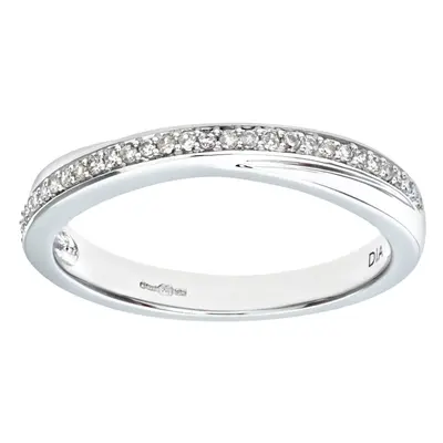 (M) Jewelco London Ladies 9ct White Gold Diamond Eternity Ring