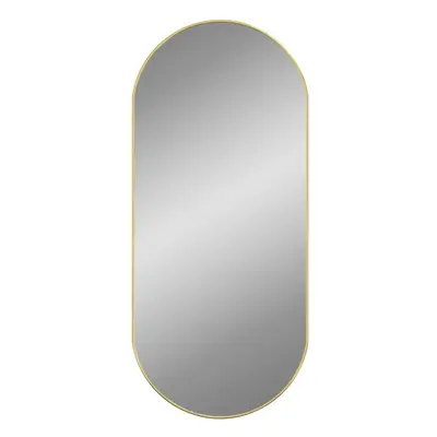 (gold, x cm) vidaXL Wall Mirror Oval Hall Vanity Toilet Hanging Mirror Multi Colours/Sizes