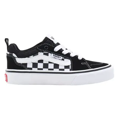 (4.5 UK, Black) Vans Kids Filmore Low Rise Casual Lace Up Trainers Sneakers Shoes - Black