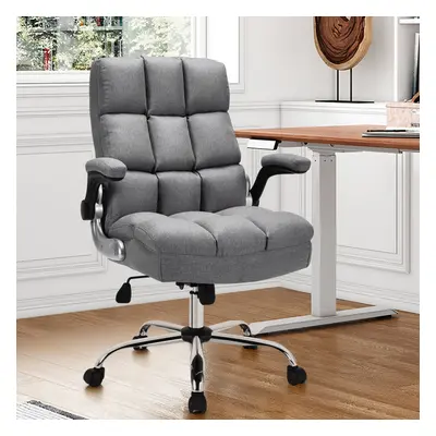 Swivel Office Chair High Back Computer Chairs w/ Flip-up Armrests