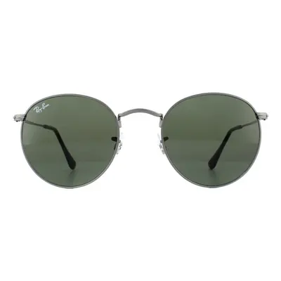 Ray-Ban Sunglasses Round Metal 029 Gunmetal Green Medium 50mm