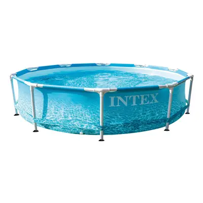 Intex Pool Above Ground Pool Swimming Pool Lounge Pool Beachside Metal Frame