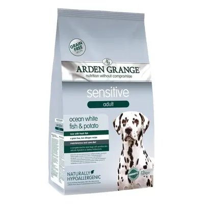 (12 kg (Pack of 1)) Arden Grange Adult Dry Dog Food with Fresh Ocean White Fish and Potato