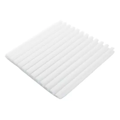 (White) 12Pack Sound-Absorbing Cotton Soundproof Foam Panels Noise Dampening Sponge