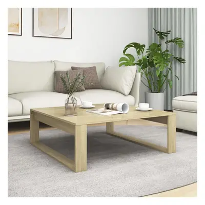 vidaXL Coffee Table Sonoma Oak Engineered Wood Living Room End Sofa Table Set