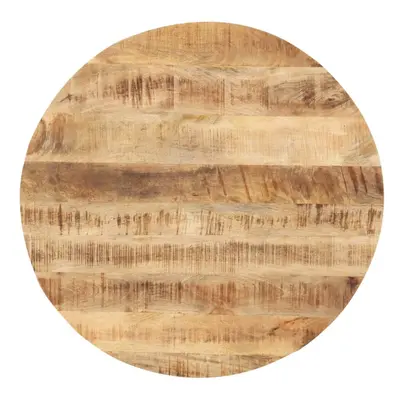 vidaXL Table Top Solid Mango Wood Round 25-27mm 50cm Replacement Table Top