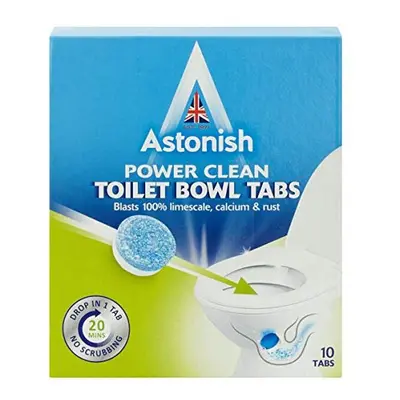 Astonish Power Clean Toilet Bowl Tablets, Pack of (120 Tablets)