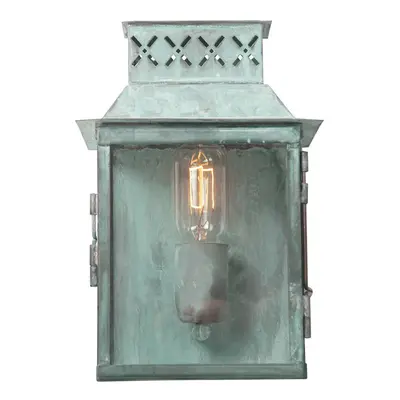 Outdoor IP44 Wall Light Sconce Verdigris LED E27 100W Bulb External d01874