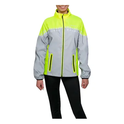 (L, Yellow/Silver) Silva Flash Womens/Ladies Lightweight Reflective Jacket