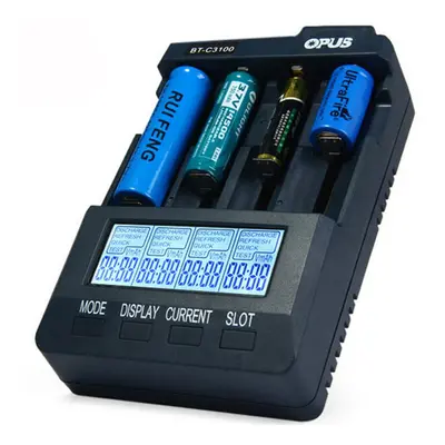 (EU plug) LCD Display Smart Intelligent Universal Battery Charger