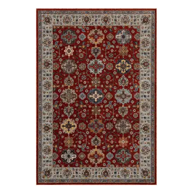 (Red, 200x285 cm) Luxury Traditional Rugs Vintage Oriental Small Extra Large Hall Runner Rug Any