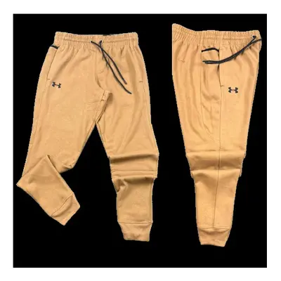 (YELLOW ORCHER, 2XL) Men Under Armour UA Rival Fleece Joggers