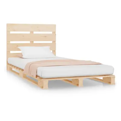 (Brown, x cm (W x L)) vidaXL Bed Frame Bedstead Wooden Bed Base Mattress Foundation Solid Wood P