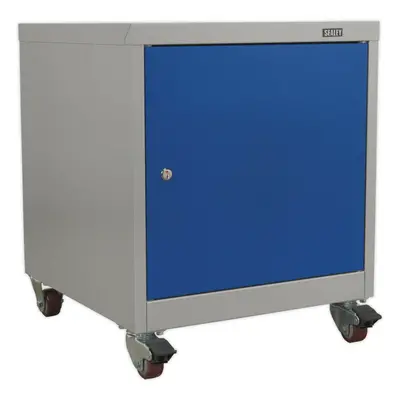 Industrial Mobile Locker Cabinet - Shelf - x 60mm Wheels - High Quality Lock