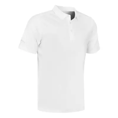 (2XL, Bright White) Callaway Golf Mens Tournament Opti-Dri Moisture Wicking Polo Shirt