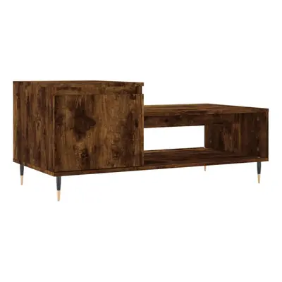 (smoked oak) vidaXL Coffee Table Side Table End Accent Telephone Sofa Table Engineered Wood