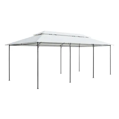 vidaXL Gazebo White 180g/mÂ² Camping Canopy Shelter Party Tent Garden Marquee