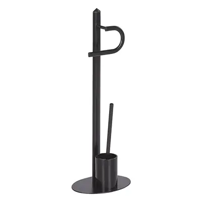 Toilet Roll and Brush Holder SARTO Metal Black