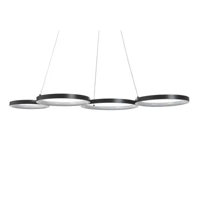 LED Pendant Lamp PIBOR Metal Black