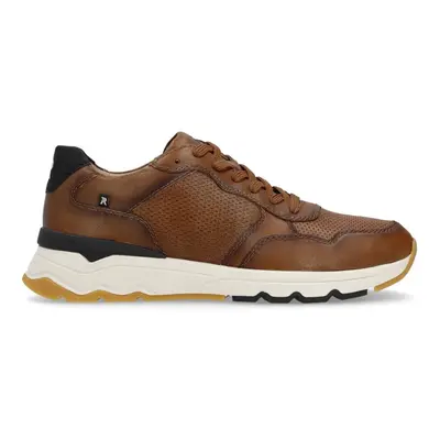 (9.5 (Adults')) U0900-24 | Brown Leather | Mens Trainers