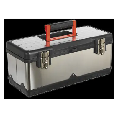 Stainless Steel Toolbox 505mm with Tote Tray