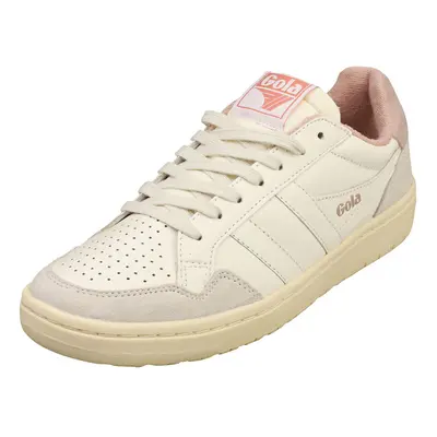 (4) Gola Eagle Womens Fashion Trainers in Off White