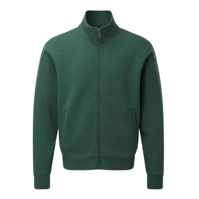 (S, Bottle Green) Russell Mens Authentic Sweat Jacket