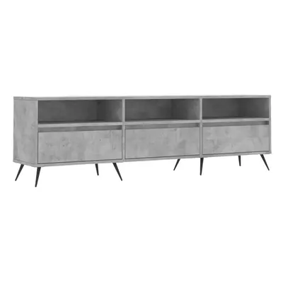 vidaXL TV Cabinet TV Unit Media Cabinet TV Stand Concrete Grey Engineered Wood