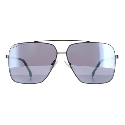 Hugo Boss Sunglasses BOSS 1325/S KJ1 T4 Dark Ruthenium Silver Mirror