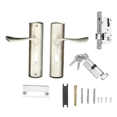 Mechanical Door Lock Aluminum Alloy Security Handle Deadbolt Latch Home